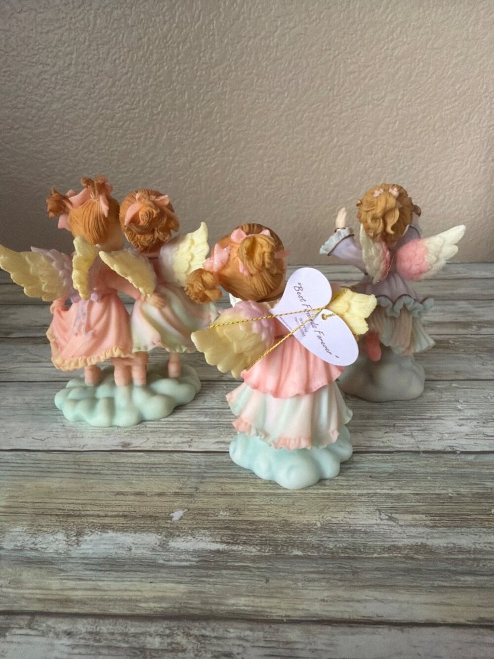Set of 3 Roman Inc “Loving Thoughts Cherubim” Figurine Emily Best Friends w/Box - Picture 7 of 16